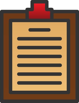 Clipboard Vector Icon Design