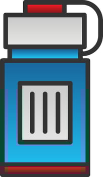 Water Bottle Vector Icon Design