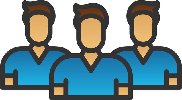 Staff Vector Icon Design