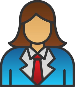 Girl Vector Icon Design