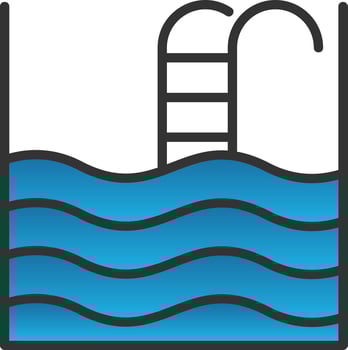 Pool Vector Icon Design