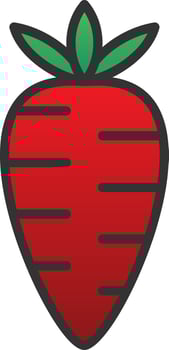Carrot Vector Icon Design