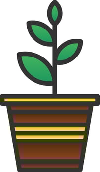 Plants Vector Icon Design