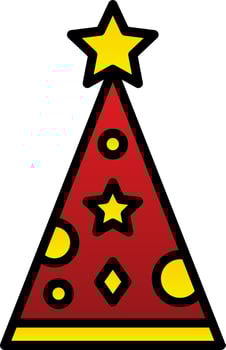 Party Hat Vector Icon Design