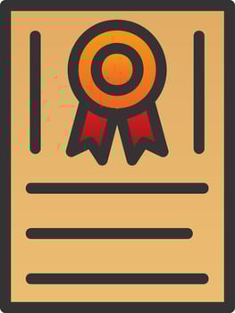 Certification Vector Icon Design
