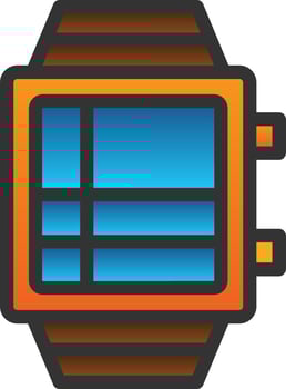 Dive Computer Vector Icon Design