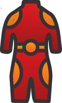 Diving Suit Vector Icon Design