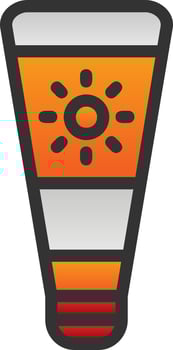 Sunscreen Vector Icon Design