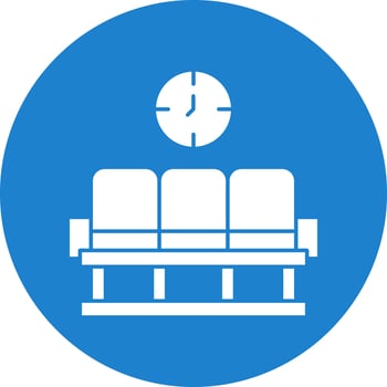 Waiting Area Vector Icon Design