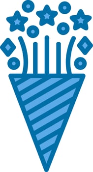 Confetti Vector Icon Design