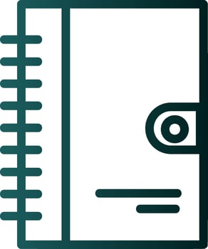 Diary Vector Icon Design