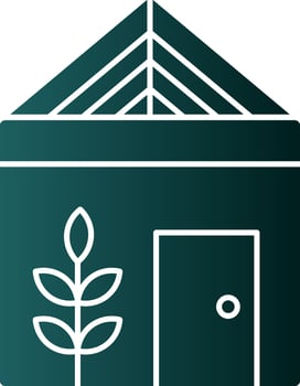 Greenhouse Vector Icon Design