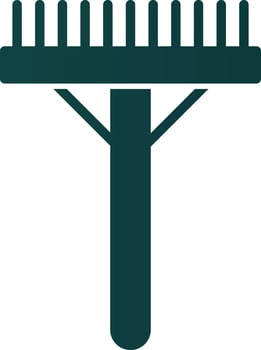 Rake Vector Icon Design