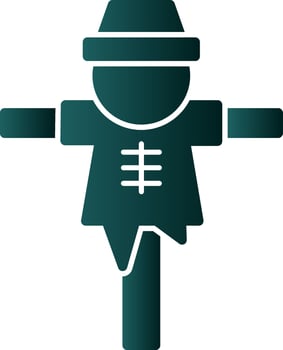 Scarecrow Vector Icon Design