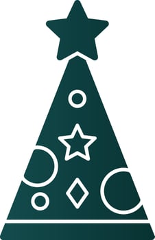 Party Hat Vector Icon Design