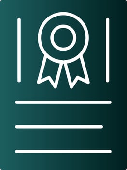 Certification Vector Icon Design