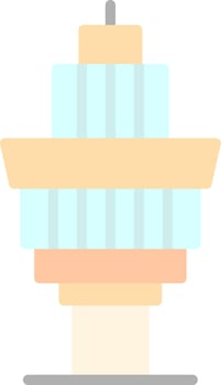 Control Tower Vector Icon Design