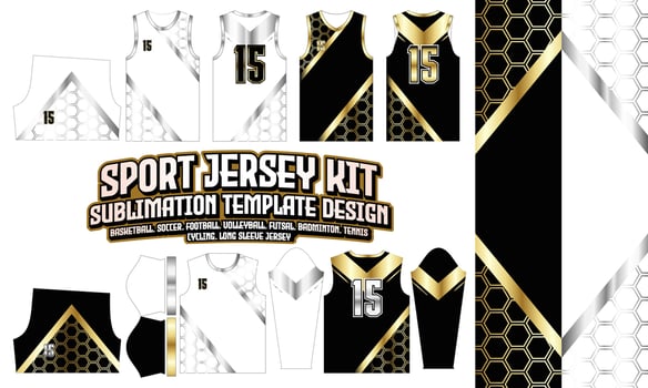 golden diagonal Jersey Apparel Sport Wear Sublimation golden pattern Design for Soccer Football E-sport Basketball volleyball Badminton Futsal t-shirt vector