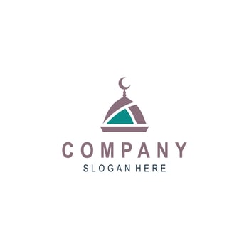 logo slamic, templat vektor desain ikon masjid vector