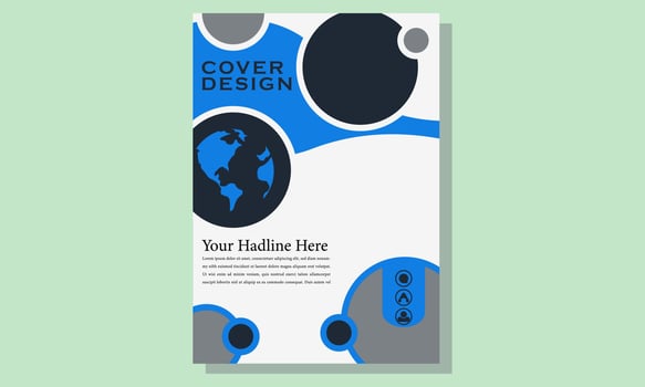 Abstract vector layout background