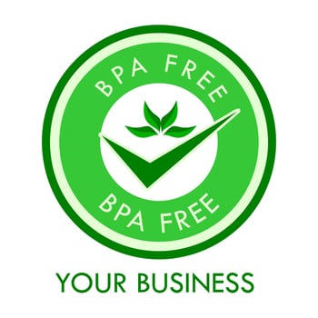 BPA FREE logo design template illustration. this is good for your business vector