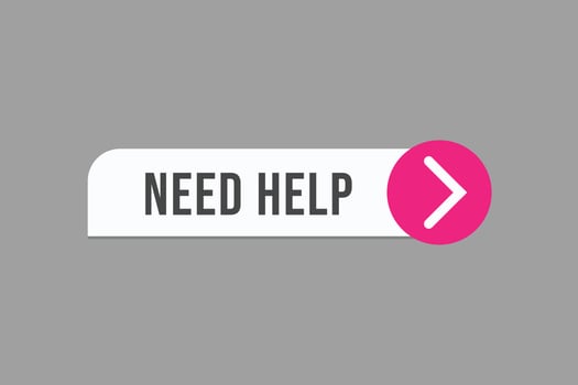 need help button vectors.sign label speech bubble need help vector