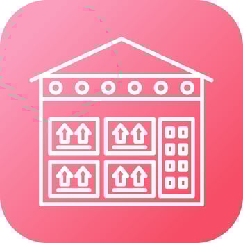 Storage Unit Vector Icon