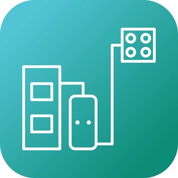 Solid Fuel Boiler Vector Icon