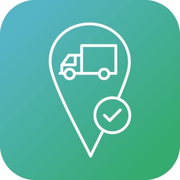 Valid Destination Vector Icon