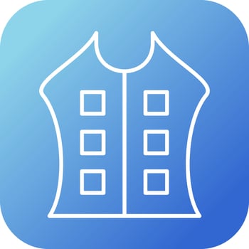 Bullet Proof Vest Vector Icon