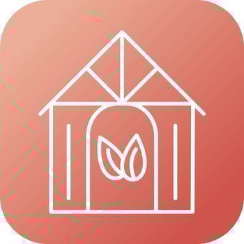 Eco friendly Building Vector Icon