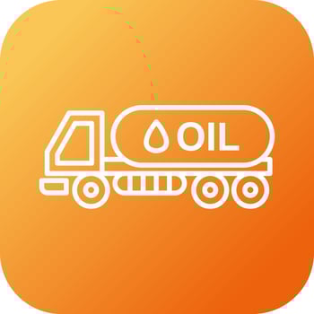 Tank Truck Vector Icon