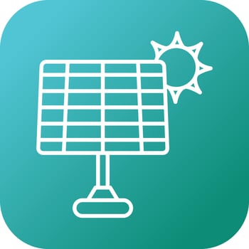 Solar Panel Vector Icon