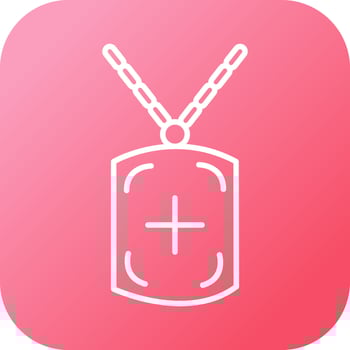 Militrary Chain Vector Icon