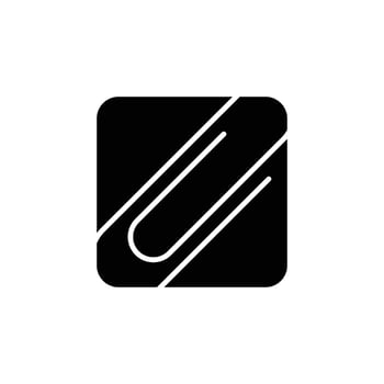 paper clip logo vector
