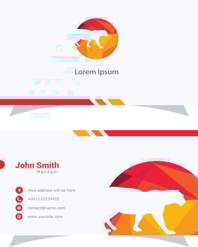 Polygonal Panther logo, low poly tiger, colorful animal vector design