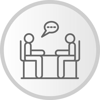 Interview Vector Icon