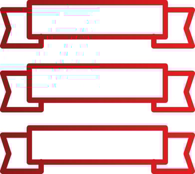 Red Tape Vector Icon