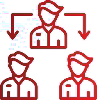 Delegate Vector Icon