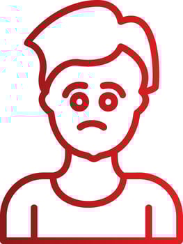 Worry Vector Icon