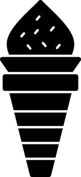 Ice Cream Vector Icon Design