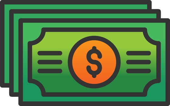 Money Vector Icon Design