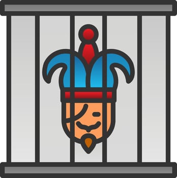 Jail Vector Icon Design