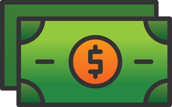 Money Vector Icon Design