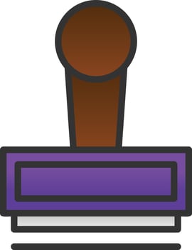 Stamp Vector Icon Design