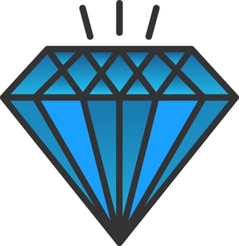 Diamond Vector Icon Design