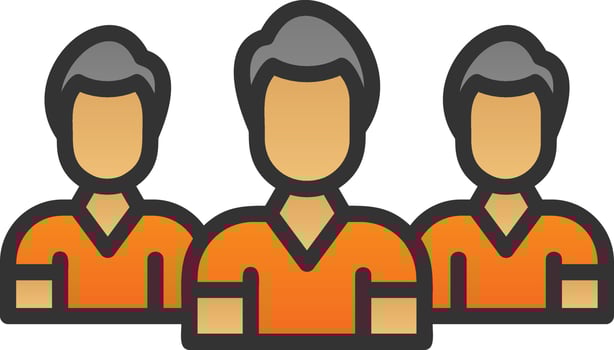 Team Vector Icon Design
