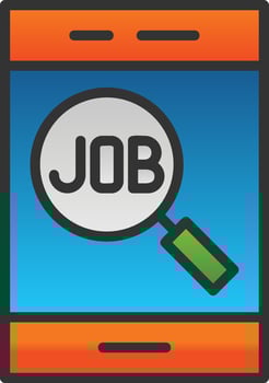 Job Vector Icon Design