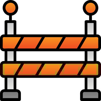 Barrier Vector Icon Design