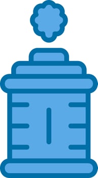 Tear Gas Vector Icon Design